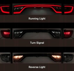 Китай DODGE DURANGO 14-25 LAMPA LEWA + PRAWA ZEWNĘTRZNA TYŁ + BLENDA KLAPY KOMPLET BIAŁE TUNING 68155950AD 68155950AE 68155950AF 68155948AC DODGE DURANGO 14-25 2X ЗАДНІ ЛІХТАРІ + НАКЛАДКА КРИШКИ БАГАЖНИКА КОМПЛЕКТ БІЛІ ТЮНІНГ