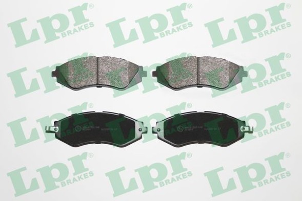 05P729 LPR Комплект гальмівних колодок з 4 шт дисків