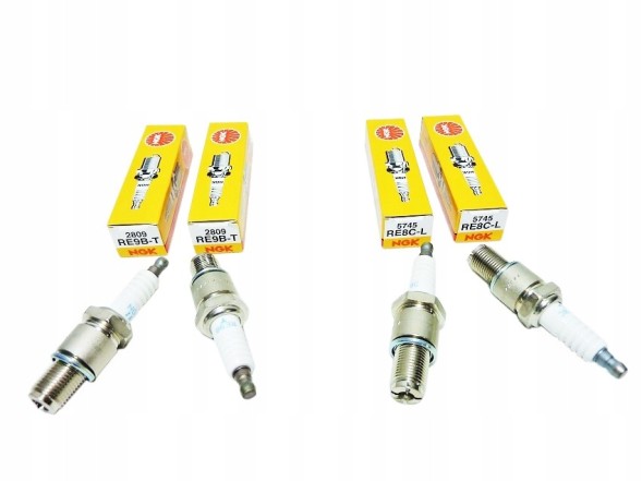 NGK L2RE8C-L / L2RE9B-T СВІЧІ ЗАПАЛЮВАННЯ NGK MAZDA RX8 RE8C-L x2 RE9B-T x2