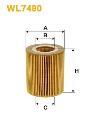 WL7490 WIX FILTERS Фільтр оливи