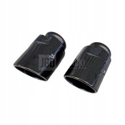 Ikon Motorsports JGD-CHAR15-TIPS Чорні Насадки Вихлопної Труби – Комплект DODGE CHARGER 2015-2023 CHRYSLER 300