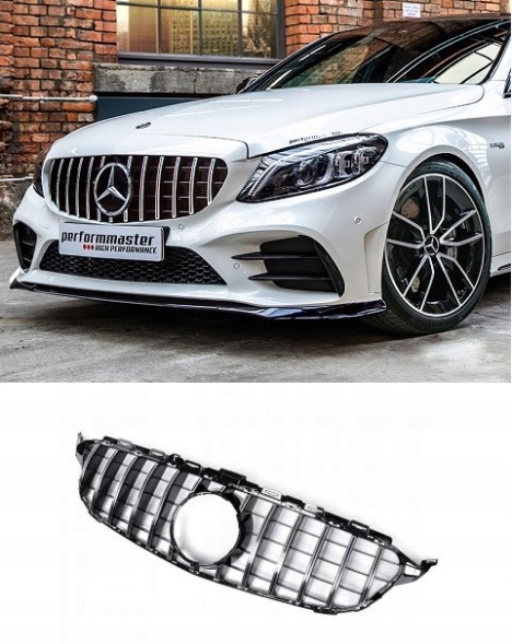 PELOPTICAR W205BZ031003 ГРИЛЬ АТРАПА MERCEDES C W205 AMG PANAMERICANA GT-R