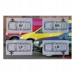 Maxchrom 1451 НАКЛАДКИ БРИЗГОВИКІВ (РОЗШИРЮВАЧІ АРОК) FORD FOCUS ХЕТЧБЕК 04-08
