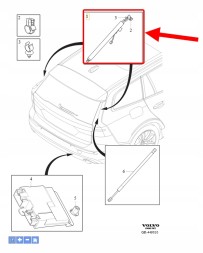 Volvo OE ЕЛЕКТРОПРИВІД КРИШКИ БАГАЖНИКА VOLVO V60 2019- OEM/OE 32399276