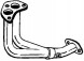 Bosal 753-163 ПОЧАТКОВИЙ ГЛУШНИК ТРУБА FIESTA 1.6IKAT XR2 89-93 BOSAL