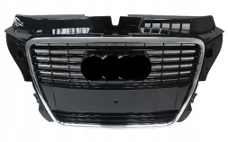 AutoDor A11093 Решітка радіатора AutoDor чорний глянець у стилі RS для Audi A3 8P