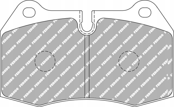 Ferodo FCP1561H Накладки ferodo ds2500 фронт міні r56 clubman clubvan 350z skyline r32