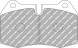 Ferodo FCP1561H Накладки ferodo ds2500 фронт міні r56 clubman clubvan 350z skyline r32