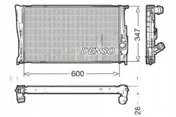 Denso DRM05111 Радіатор охолодження drm05111 denso bmw 1 e81 e82 e87