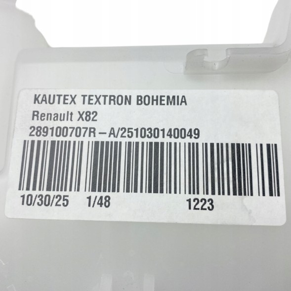 Renault OE 289100707R 289104401R Оригінальний бачок омивача скла Renault Trafic III Lift IV Nissan NV300