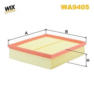 WA9405 WIX FILTERS Фільтр повітряний