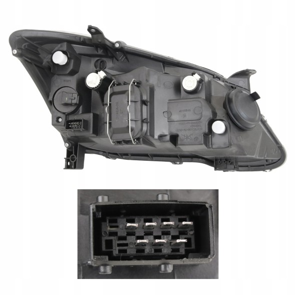 TYC 811509-E + 811510-E MHM TUNING Фара лампа tyc toyota corolla e12 хетчбек lift 2004-2007 kpl