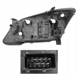 TYC 811509-E + 811510-E MHM TUNING Фара лампа tyc toyota corolla e12 хетчбек lift 2004-2007 kpl