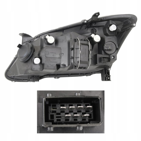 TYC 811509-E + 811510-E MHM TUNING Фара лампа tyc toyota corolla e12 хетчбек lift 2004-2007 kpl