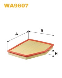WA9607 WIX FILTERS Фільтр повітряний