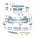 Volkswagen OE ЕЛЕМЕНТ ЗАКРИВАННЯ ПЕРЕДНЬОГО БАМПЕРА SUPERB ORIGINAL 3V0807611A