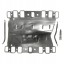 Fel-Pro FP-MS96004 ПРОКЛАДКА ВПУСКНОГО КОЛЕКТОРА OLDSMOBILE 442 65-71 DELTA 88 65-72 F85 65-72