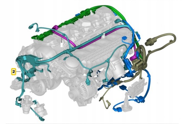 BMW OE КАБЕЛЬ ДВИГУНА BMW M4 F82 7853965
