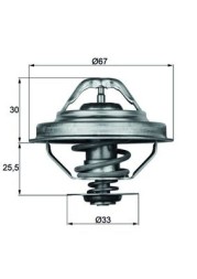 TX 28 92D MAHLE ORIGINAL Термостат