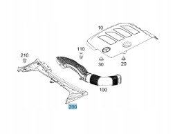 Mercedes-Benz OE A2055003000 Накладка хвата холодного повітря mercedes w205
