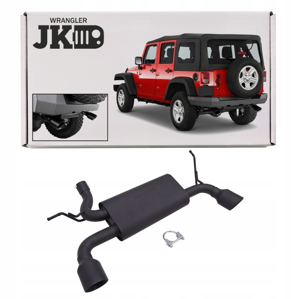 Венера ЛТД 5905226653861 Подвійна сталева вихлопна система для jeep wrangler jk 2007-2018 (тюнінг)
