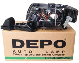 441-1134R-LD-EM + L DEPO ПРОЖЕКТОР AUDI A6 (4AB/C5) 01/97-04