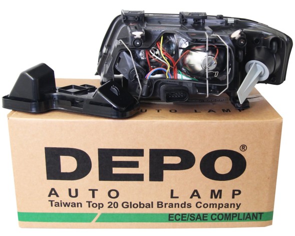 441-1134R-LD-EM + L DEPO ПРОЖЕКТОР AUDI A6 (4AB/C5) 01/97-04