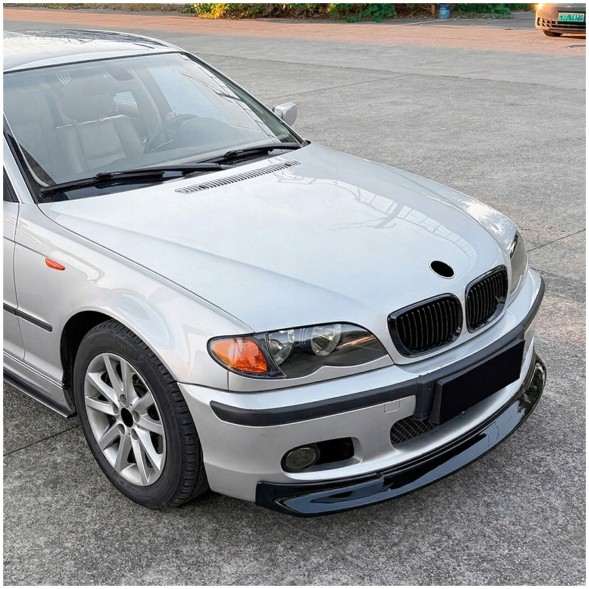 Китай Spltter BMW E46 M Pakiet Спідлер (накладка) на бампер BMW E46 M-Paket передній чорний глянець Спойлер