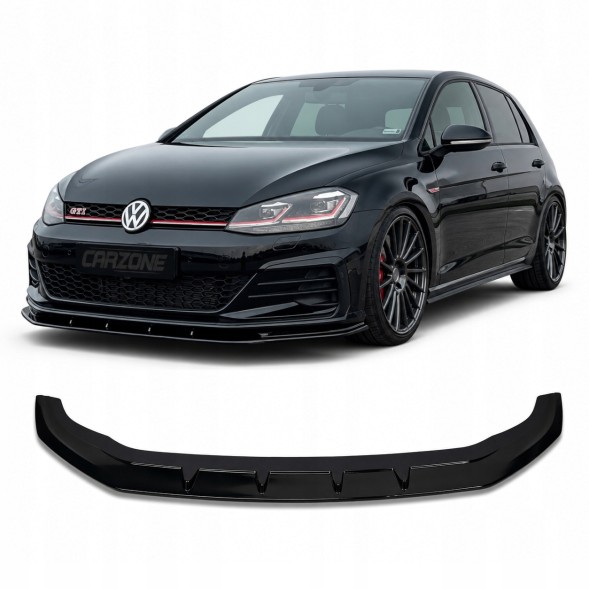 Китай splitter_mk7_gti Накладка переднього бампера / спліттер VW GOLF 7 MK7 VII GTI (одна частина)