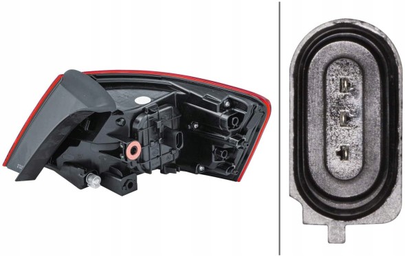 Hella 2SD 012 833-031 Hella 2sd 012 833-031 лампа задня комплексна ліва