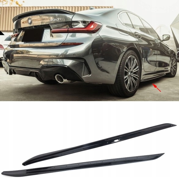 Proteile A03207001 СПОРТИВНІ БІЧНІ ПОРОГИ АЕРО НАКЛАДКИ BMW 3 G20 G21 М-ПАКЕТ 2019-2022