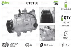 Valeo 813150 Компресор кондиціонера valeo 813150
