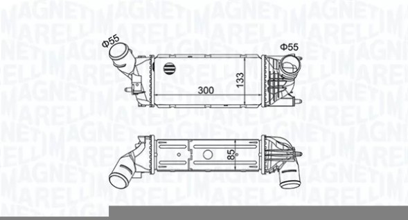 MAGNETI MARELLI 351319205120 Magneti marelli інтеркулер citroen