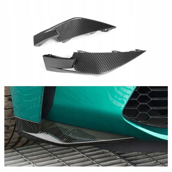 Китай 940052589 ЛЬОТКИ НАКЛАДКИ ПЕРЕДНІ OEM STYLE BMW M3 M4 G80 G81 G82 G83 КАРБОН МПАКЕТ
