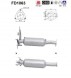AS FD1063 Сажовий фільтр fap dpf fd1063 as volvo s60