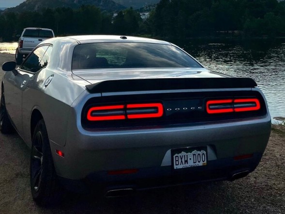 Китай JGD-CHALL-RSSRTMB Спойлер Лотка SRT High Стиль – Чорний Мат DODGE CHALLENGER 2008-2023