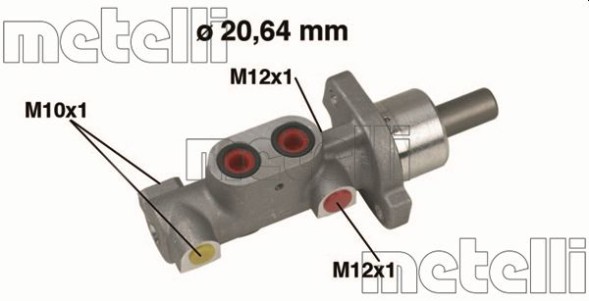 05 0363 METELLI Циліндр гідравлічний гальмівний