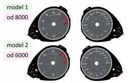 Moman 0089688092514 Диски лічильника Audi A4 B8 в стилі Audi S4 кілометрові годинники custom логотип