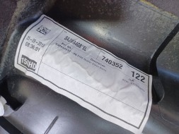 Jaguar OE 6W8303532-JAG JAGUAR XK - XKR ОБШИВКА, ПЛАНКА ПЛАФОНА САЛОНУ, ОБШИВКА ДАХУ ЧОРНА 6W8303532