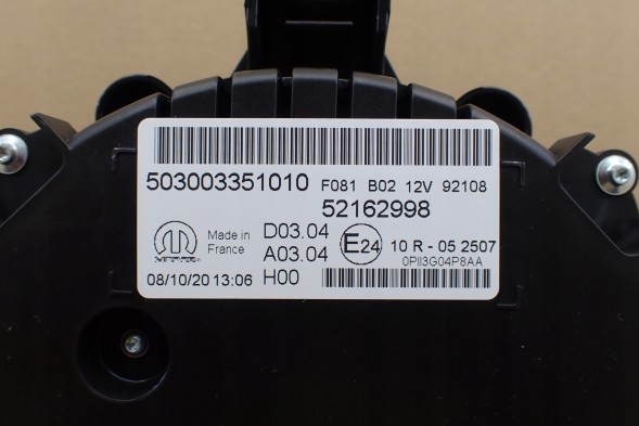 Fiat OE FIAT 500X BENZYNA LICZNIK ZEGAR OBROTOMIERZ NOWY ORG 52162998 52150954 52148759 FIAT 500X БЕНЗИН ЛІЧИЛЬНИК ГОДИННИК ТАХОМЕТР 0 КМ 2018-2022 52162998