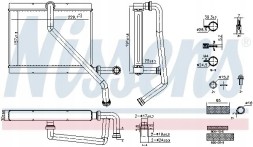 Nissens 707289 Обігрівач 707289 nissens bmw 5 е39