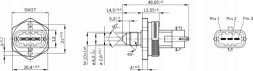 Bosch 0 261 545 053 0 261 545 053 Датчик тиску