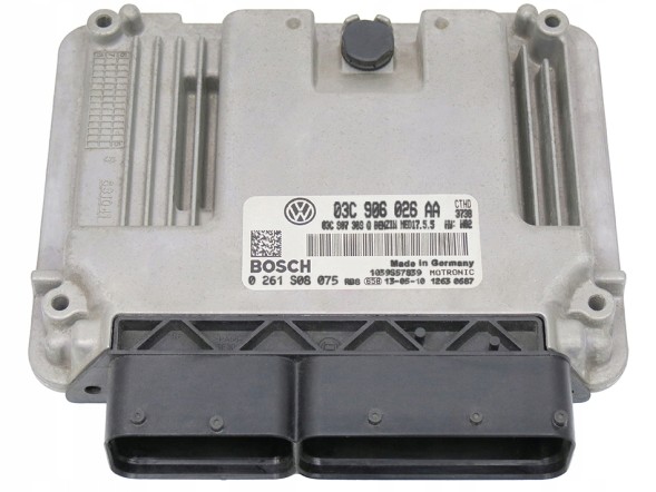 OE 03C 906 026 AA 0 261 S08 075 КОМП'ЮТЕР ECU SIROCCO 1.4TSI 03C906026AA 0261S08075