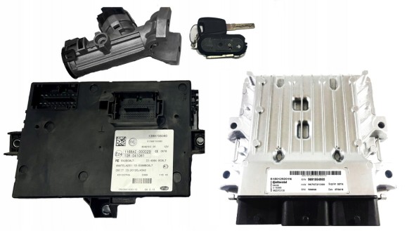 Peugeot OE КОМПЛЕКТ БЛОКУ КЕРУВАННЯ ДВИГУНА (ECU) BOXER JUMPER DUCATO S180129201N 9691854980 1388706080
