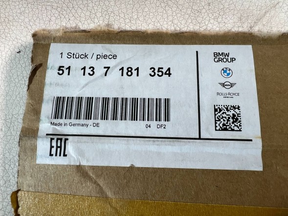 BMW OE 7181354 pmi150921 ДЕКОРАТИВНА НАКЛАДКА ДАХУ ПРАВА BMW 3 E92 COUPE 7181354