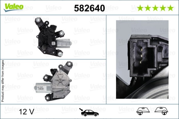 582640 VALEO Мотор склоочисника