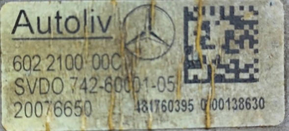 Mercedes-Benz OE A2118604186-MERC MERCEDES E W211 W211 Ремінь безпеки, ліва передня направляюча шина 2118604186