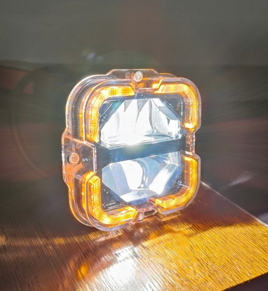 BAW LED -4.5-90W-02 Робочі фари Галогени Далекобійні LED 4 дюйми 90W 2 шт Jeep Wrangler