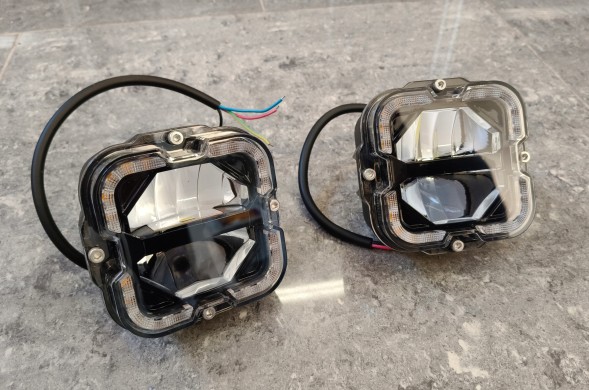 BAW LED -4.5-90W-02 Робочі фари Галогени Далекобійні LED 4 дюйми 90W 2 шт Jeep Wrangler