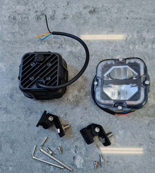 BAW LED -4.5-90W-02 Робочі фари Галогени Далекобійні LED 4 дюйми 90W 2 шт Jeep Wrangler